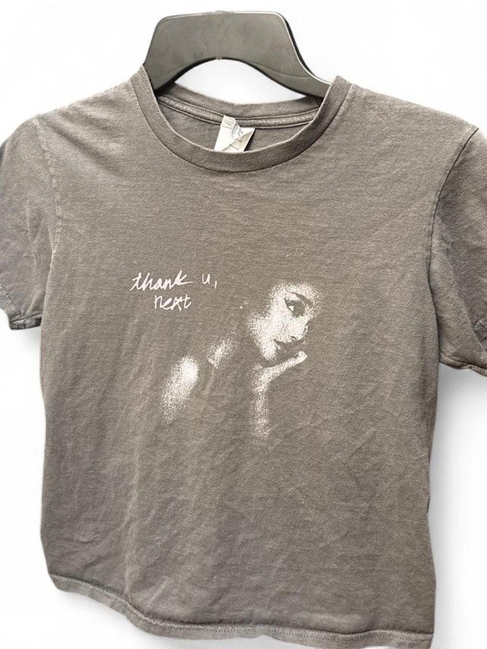 Ariana Grande Grey Baby Tee